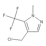 4-(chloromethyl)-1-methyl-5-(trifluoromethyl)-1H-pyrazole