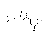 2-{[5-(benzylsulfanyl)-1,3,4-thiadiazol-2-yl]sulfanyl}acetohydrazide