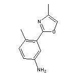 4-methyl-3-(4-methyl-1,3-oxazol-2-yl)aniline