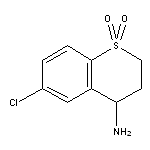 4-amino-6-chloro-3,4-dihydro-2H-1$l^{6}-benzothiopyran-1,1-dione