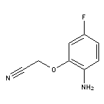 2-(2-amino-5-fluorophenoxy)acetonitrile