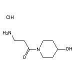 3-amino-1-(4-hydroxypiperidin-1-yl)propan-1-one hydrochloride