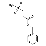 benzyl 3-sulfamoylpropanoate