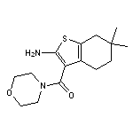 6,6-dimethyl-3-[(morpholin-4-yl)carbonyl]-4,5,6,7-tetrahydro-1-benzothiophen-2-amine