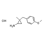 2-[(4-methoxyphenyl)methyl]-2-methylcyclopropan-1-amine hydrochloride