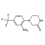 4-[2-amino-4-(trifluoromethyl)phenyl]piperazin-2-one