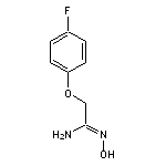 2-(4-fluorophenoxy)-N’-hydroxyethanimidamide