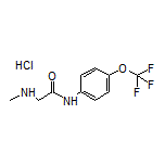 2-(methylamino)-N-[4-(trifluoromethoxy)phenyl]acetamide hydrochloride