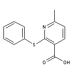 6-methyl-2-(phenylsulfanyl)pyridine-3-carboxylic acid