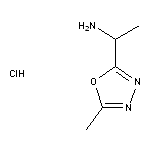 1-(5-Methyl-1,3,4-oxadiazol-2-yl)ethanamine Hydrochloride