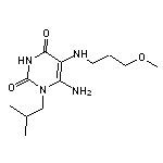 6-amino-1-isobutyl-5-[(3-methoxypropyl)amino]pyrimidine-2,4(1H,3H)-dione