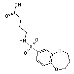 4-[(3,4-dihydro-2H-1,5-benzodioxepin-7-ylsulfonyl)amino]butanoic acid