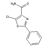 5-chloro-2-phenyl-1,3-oxazole-4-carboxamide