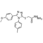 2-{[5-(4-methoxyphenyl)-4-(4-methylphenyl)-4H-1,2,4-triazol-3-yl]sulfanyl}acetohydrazide