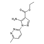 ethyl 5-amino-1-(6-methylpyridazin-3-yl)-1H-pyrazole-4-carboxylate