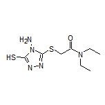 2-[(4-Amino-5-thioxo-4,5-dihydro-1H-1,2,4-triazol-3-yl)thio]-N,N-diethylacetamide