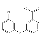 6-(3-chlorophenoxy)pyridine-2-carboxylic acid