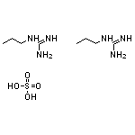 bis(1-(propan-2-yl)guanidine), sulfuric acid