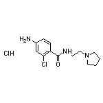 4-amino-2-chloro-N-[2-(pyrrolidin-1-yl)ethyl]benzamide hydrochloride