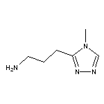 3-(4-methyl-4H-1,2,4-triazol-3-yl)propan-1-amine