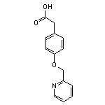 2-[4-(pyridin-2-ylmethoxy)phenyl]acetic acid