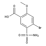 4-bromo-2-methoxy-5-sulfamoylbenzoic acid