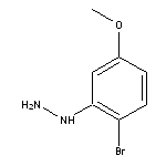 (2-bromo-5-methoxyphenyl)hydrazine