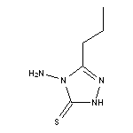 4-amino-3-propyl-4,5-dihydro-1H-1,2,4-triazole-5-thione