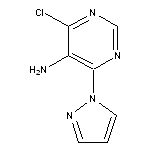 4-chloro-6-(1H-pyrazol-1-yl)pyrimidin-5-amine