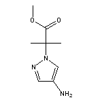 methyl 2-(4-amino-1H-pyrazol-1-yl)-2-methylpropanoate