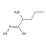 N-hydroxy2-aminopentanimidic acid