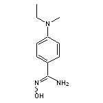 4-[ethyl(methyl)amino]-N’-hydroxybenzene-1-carboximidamide