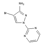 4-bromo-1-(pyrimidin-2-yl)-1H-pyrazol-3-amine