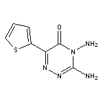 3,4-diamino-6-thien-2-yl-1,2,4-triazin-5(4H)-one