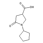 1-cyclopentyl-5-oxopyrrolidine-3-carboxylic acid