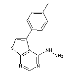 4-hydrazino-5-(4-methylphenyl)thieno[2,3-d]pyrimidine