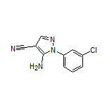 5-amino-1-(3-chlorophenyl)-1H-pyrazole-4-carbonitrile