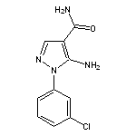 5-amino-1-(3-chlorophenyl)-1H-pyrazole-4-carboxamide