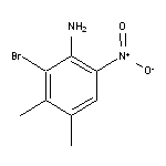 2-bromo-3,4-dimethyl-6-nitroaniline