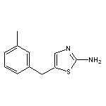 5-(3-methylbenzyl)-1,3-thiazol-2-amine