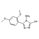 4-amino-5-(2,4-dimethoxyphenyl)-4H-1,2,4-triazole-3-thiol