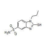 2-Mercapto-1-propylbenzimidazole-5-sulfonamide