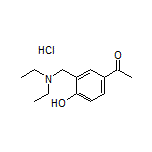 1-[3-[(Diethylamino)methyl]-4-hydroxyphenyl]ethanone Hydrochloride