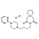 8-{4-[4-(pyrimidin-2-yl)piperazin-1-yl]butyl}-8-azaspiro[4.5]decane-7,9-dione hydrochloride