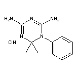 6,6-dimethyl-1-phenyl-1,6-dihydro-1,3,5-triazine-2,4-diamine hydrochloride