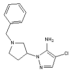 1-(1-benzylpyrrolidin-3-yl)-4-chloro-1H-pyrazol-5-amine