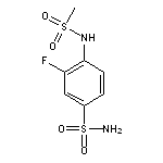 3-fluoro-4-methanesulfonamidobenzene-1-sulfonamide