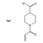 sodium 1-(prop-2-enoyl)piperidine-4-carboxylate