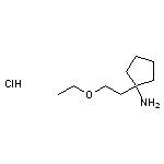 1-(2-ethoxyethyl)cyclopentan-1-amine hydrochloride