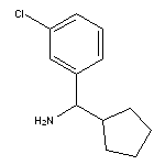 (3-chlorophenyl)(cyclopentyl)methanamine